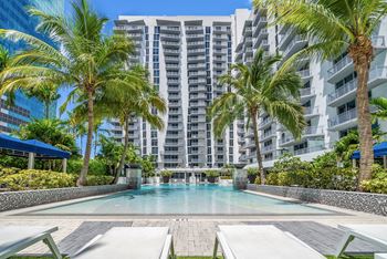 Heated saltwater swimming pool